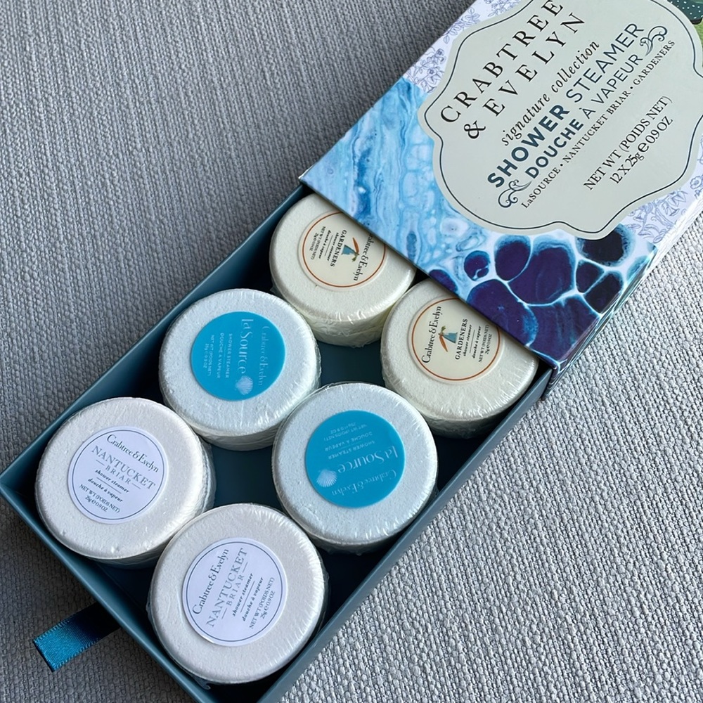 Crabtree & Evelyn Shower Steamer Tablets 12pc set - Picture 4 of 12